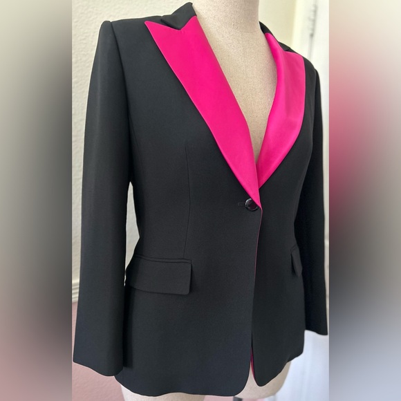 Glam tuxedo💄💄 blazer size 14 - Picture 3 of 11